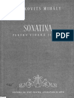 Eisikovits Max - Sonatina Pentru Violina Si Pian_Vln, P