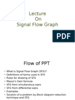 Lecture on Signal Flow Graphs and their Applications