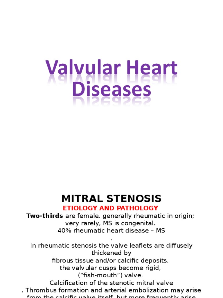 Kuliah MITRAL STENOSIS | PDF | Heart Valve | Heart