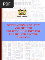 Download OCCUPATIONAL HEALTH AND SAFETY POLICY GUIDELINES FOR THE HEALTH SECTOR IN KENYApdf by aponojecy SN273134369 doc pdf