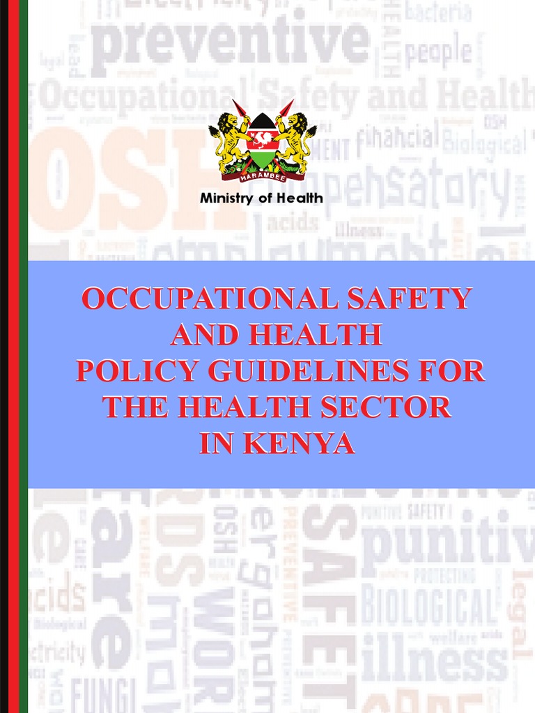 OCCUPATIONAL HEALTH AND SAFETY POLICY GUIDELINES FOR THE HEALTH SECTOR