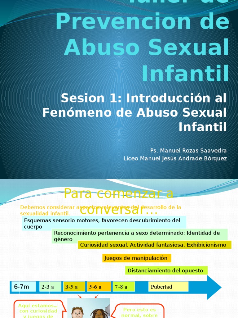Taller de Prevencion de Abuso Sexual Infantil | Abuso sexual | Adultos