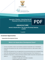 Investment Opportunities: Aquaculture Development Zones