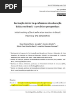 Texto Formacao Inicial de Professores Da Educacao