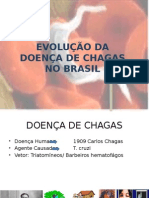 Evolução Doença de Chagas Brasil