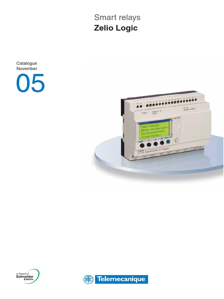 Zelio Logic Smart Relay Overview | PDF | Relay | Automation