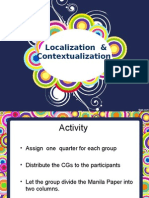 Contextualization and Location NTOT AP G10