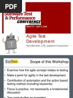 Agile Test Development