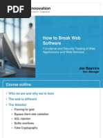 How To Break Web Software