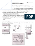 Quiz #2 Fluid Mechanics