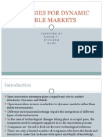 Strategies For Dynamic and Stable Markets: Presnted by Kamal.V. Ivth Sem Rams