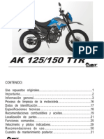 TTR 125 150 Manual