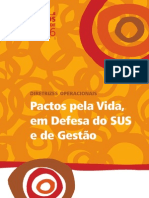 Volume 1 Pactos Pela Vida, Em Defesa Do SUS e de Gestão