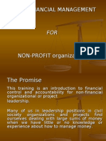 Basic Financial Management For Non-Profit Orgs