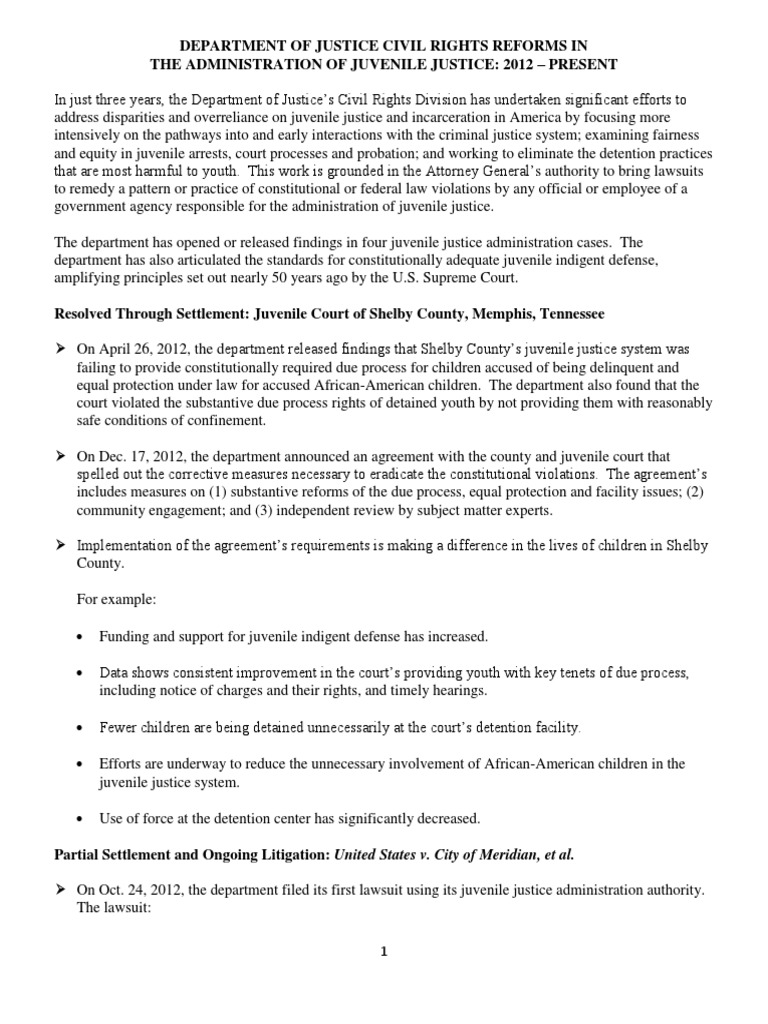 Juvenile Justice Fact Sheet 2015 PDF Probation Juvenile Court