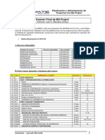 Examen Final de MS Project