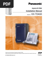 Manual Panasonic IP-PBX  TD50