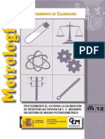 Procedimiento de Calibracion de Patrones