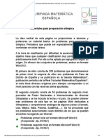 Olimpiada Matemática Española - Materiales para Preparación Olímpica PDF