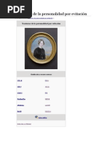 Trastorno de La Personalidad Por Evitación