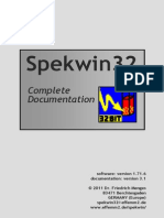 Spekwin32 Manual Grey 3 1