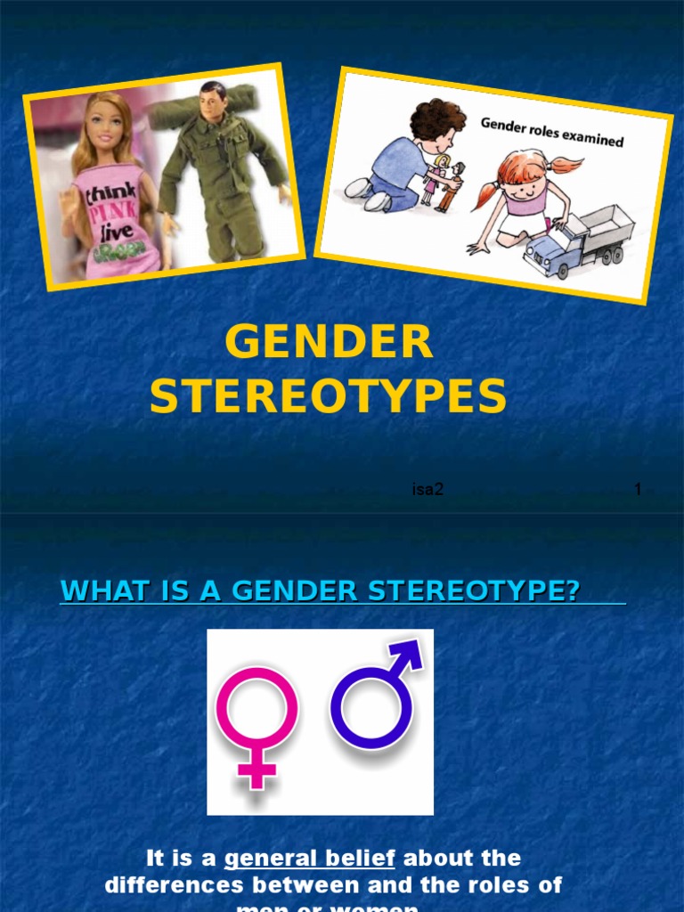 Understanding Gender Stereotypes | PDF