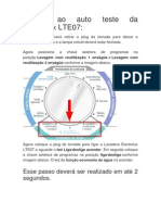 Auto Teste Da Electrolux LTE07