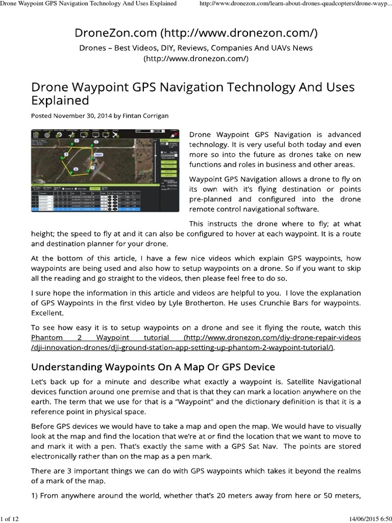 Drone Waypoint GPS Navigation Technology And Uses Explained.pdf