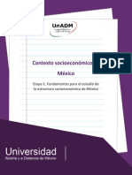 Etapa 1. Fundamentos para El Estudio de La Estructura Socioeconomica de Mexico PDF