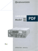 Kenwood TR-7625 Operating Manual