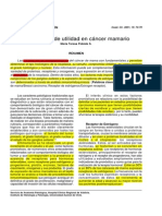 Marcadores de Utilidad en Cáncer Mamario