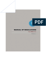 Manual of Regulation on Banks Vol 1