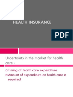 Financing Health Care and Health Insurance