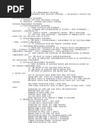 Plant Shutdown for Overhaul to Do List