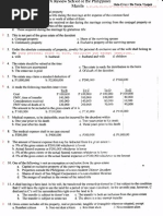 CPAR - TAX7411 - Estate Tax With Answer PDF