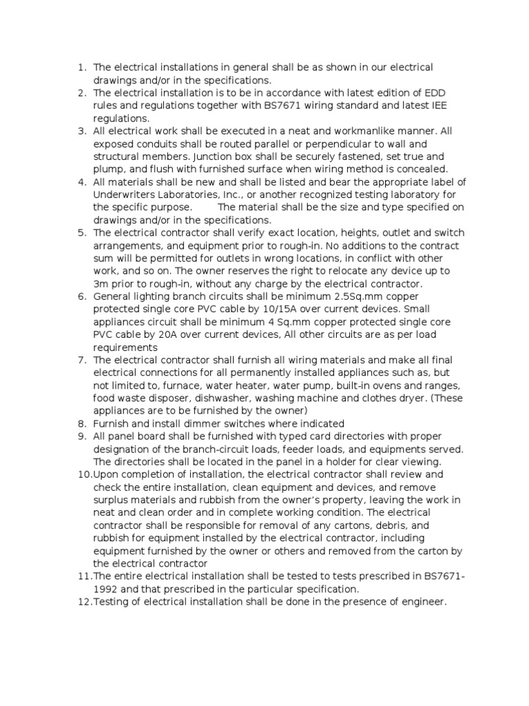 General Notes Electrical Wiring Electrical Connector