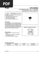 Sts1hnk60 Datasheet, PDF