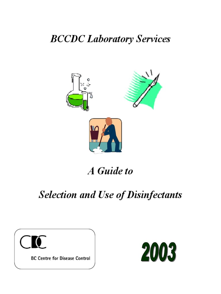 Guide Selection Use Of Disinfectants Pdf Disinfectant Bleach