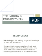 Technology in Modern World: Syed Asif Shah