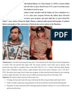 Rakesh Sharma Chandrayaan Satellite Information and Pic 1 Page Each