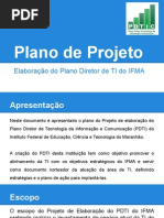 Plano de Projeto - Elaboração de PDTI