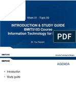 Week 01 - Topic 00 - Introduction _ Study Guide of BMIT5103 Course