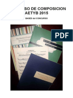 Concurso Composición AETYB 2015 - Bases