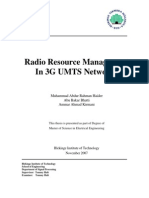 Radio Resource Management in 3G UMTS Networks