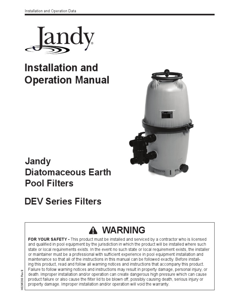 JAndy Owner Manual Pump Filtration Free 30day Trial Scribd