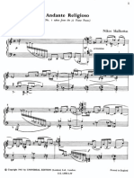 Skalkottas - 32 Piano Pieces, 01-Andante Religioso