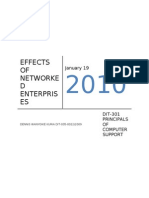 Effects of Networked Enterprises 1