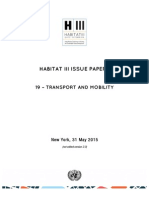 Habitat III Issue Paper 19 Transport and Mobility 2.0