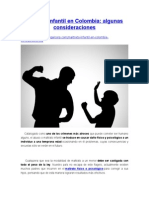 Maltrato Infantil en Colombia: Algunas Consideraciones
