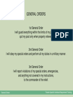 General Orders